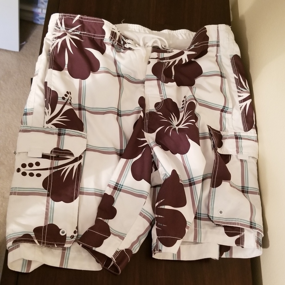 Joe boxer swim trunks size m 32-34